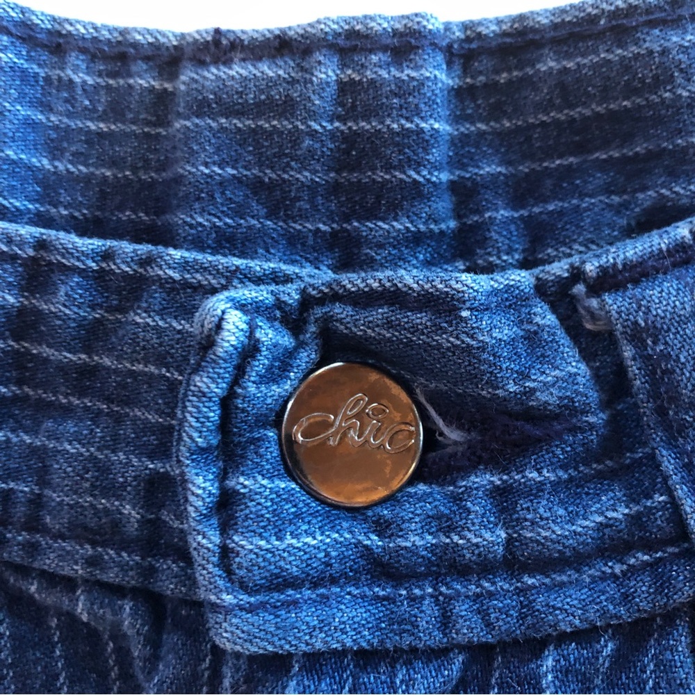 Vintage Chic by H.I.S. High Rise Pinstripe Jeans (appx 23”) - Picture 5 of 14